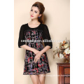 2016 Custom Women Embroidered Dress Top Quality One Piece Party Dress Casual Dress For Women